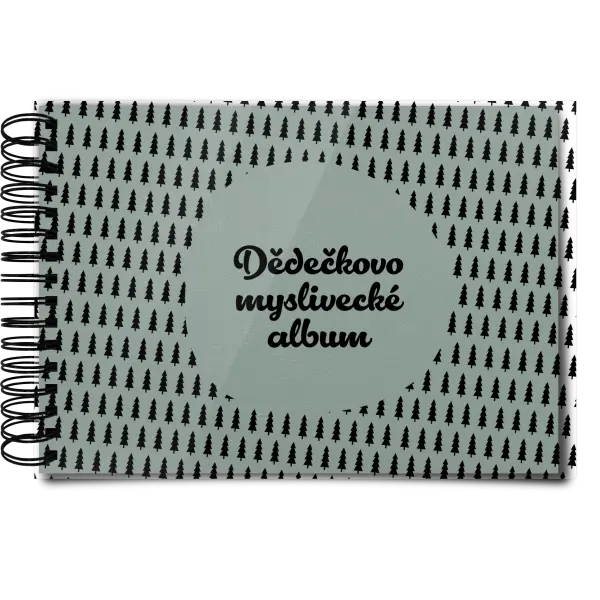 Plexi album s kroužkovou vazbou Myslivecké se stromy