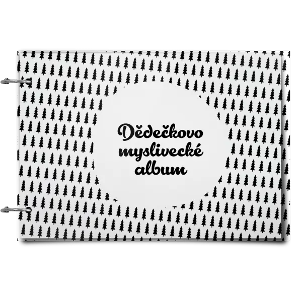 Plexi album se sponami Myslivecké se stromy