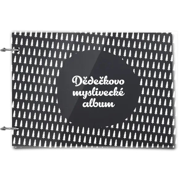 Plexi album se sponami Myslivecké se stromy