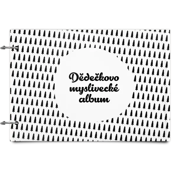 Plexi album se sponami Myslivecké se stromy