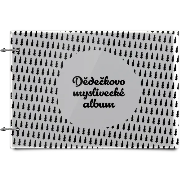 Plexi album se sponami Myslivecké se stromy