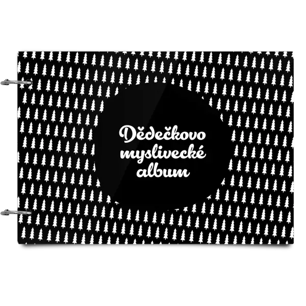 Plexi album se sponami Myslivecké se stromy