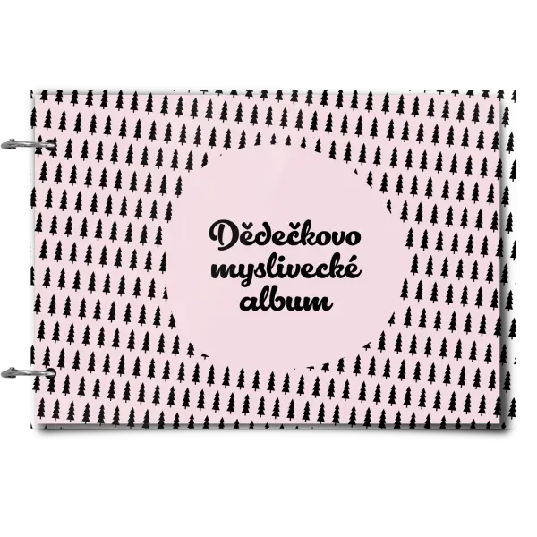 Plexi album se sponami Myslivecké se stromy