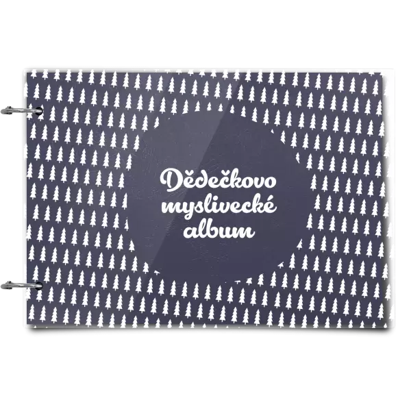 Plexi album se sponami Myslivecké se stromy