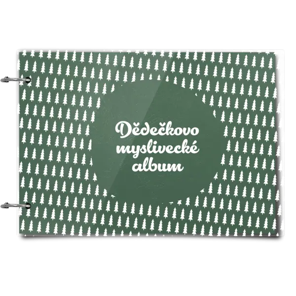 Plexi album se sponami Myslivecké se stromy