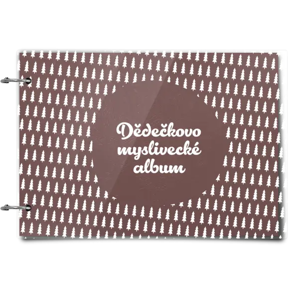 Plexi album se sponami Myslivecké se stromy