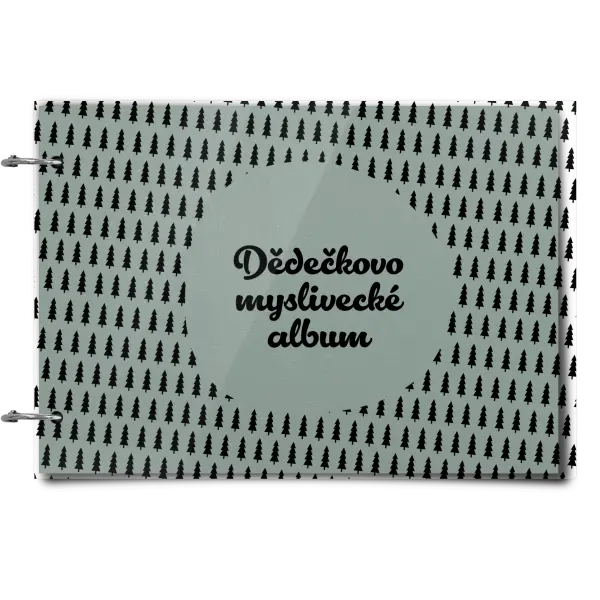 Plexi album se sponami Myslivecké se stromy