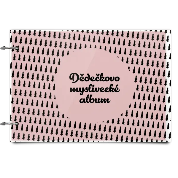 Plexi album se sponami Myslivecké se stromy