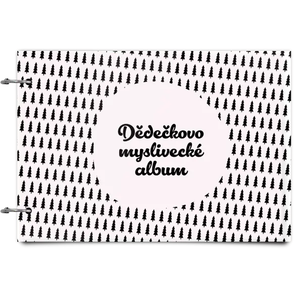 Plexi album se sponami Myslivecké se stromy
