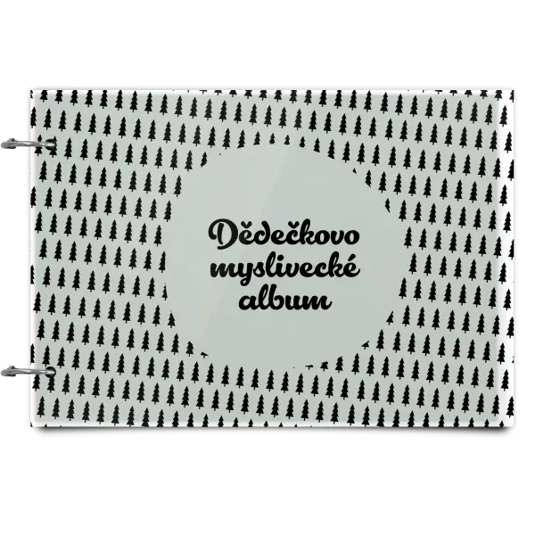 Plexi album se sponami Myslivecké se stromy