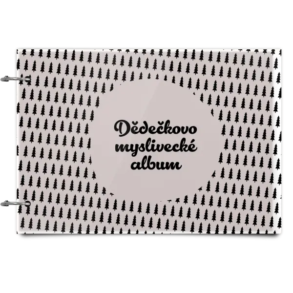 Plexi album se sponami Myslivecké se stromy
