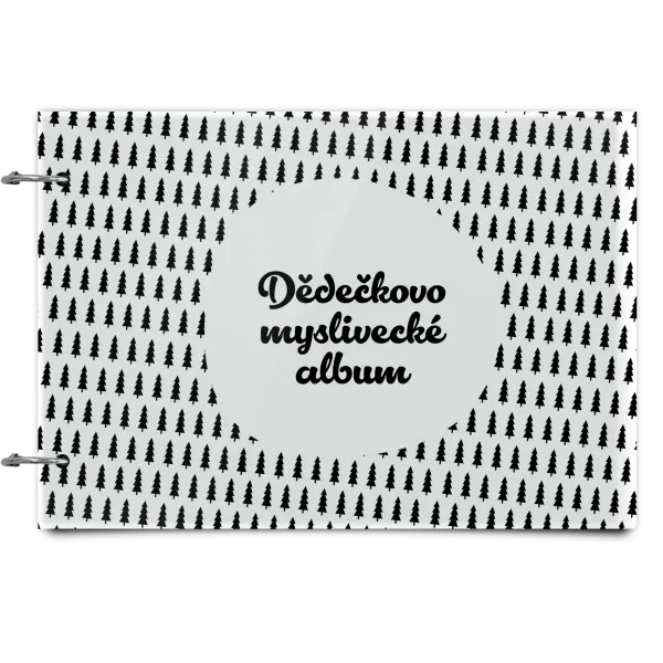 Plexi album se sponami Myslivecké se stromy
