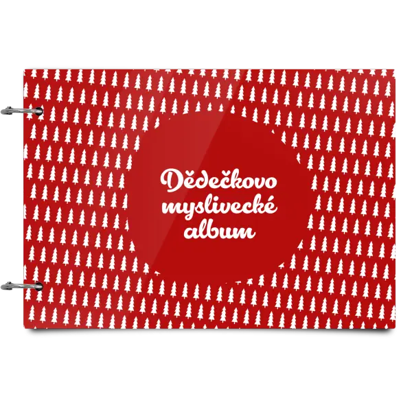Plexi album se sponami Myslivecké se stromy