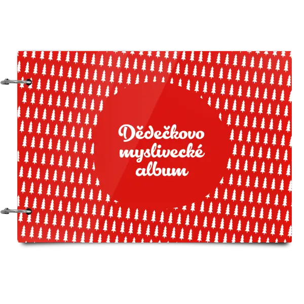 Plexi album se sponami Myslivecké se stromy