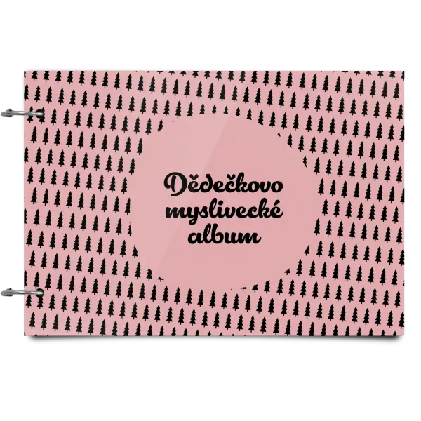 Plexi album se sponami Myslivecké se stromy