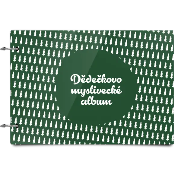 Plexi album se sponami Myslivecké se stromy