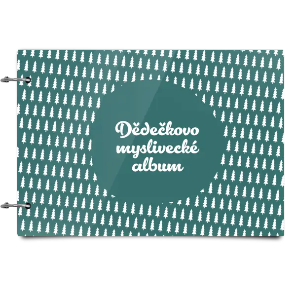 Plexi album se sponami Myslivecké se stromy