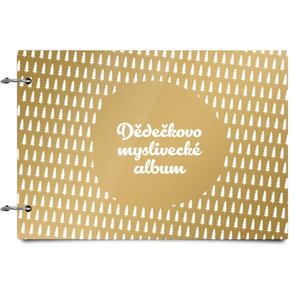 Plexi album se sponami Myslivecké se stromy
