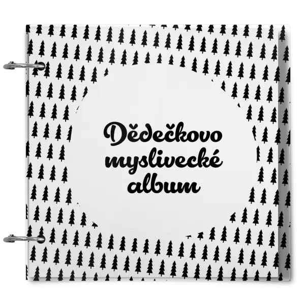 Plexi album se sponami Myslivecké se stromy