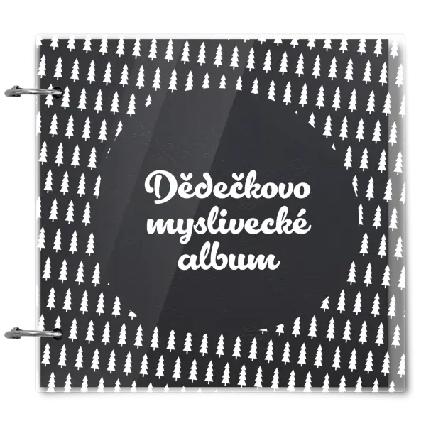 Plexi album se sponami Myslivecké se stromy