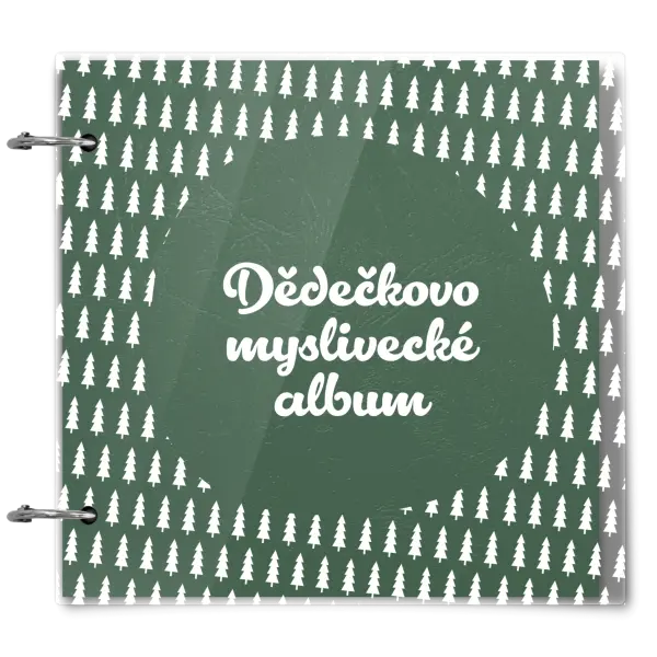 Plexi album se sponami Myslivecké se stromy