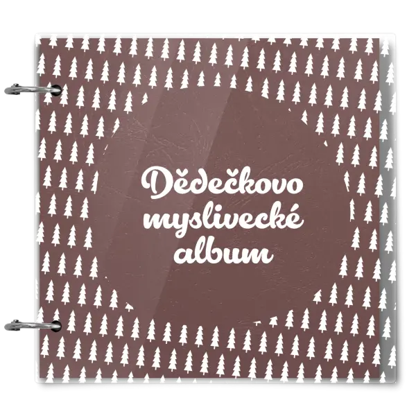 Plexi album se sponami Myslivecké se stromy