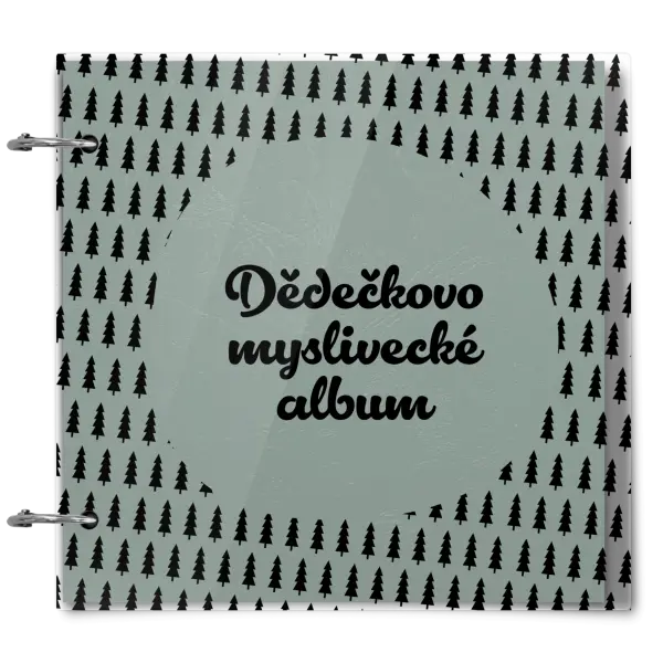 Plexi album se sponami Myslivecké se stromy