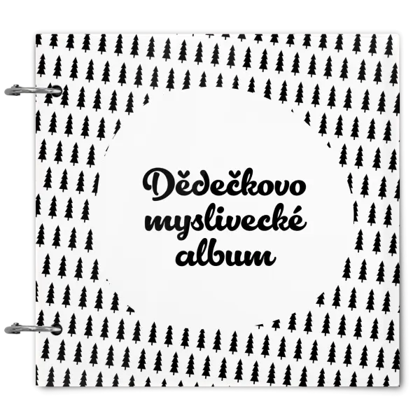Plexi album se sponami Myslivecké se stromy