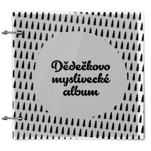 Plexi album se sponami Myslivecké se stromy