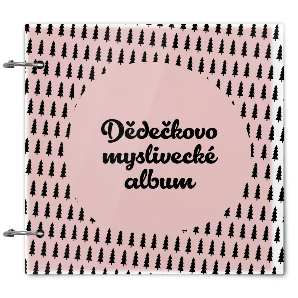 Plexi album se sponami Myslivecké se stromy