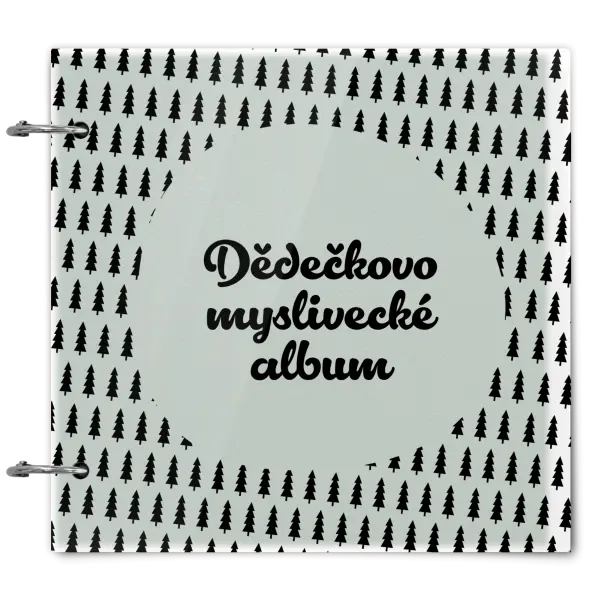 Plexi album se sponami Myslivecké se stromy