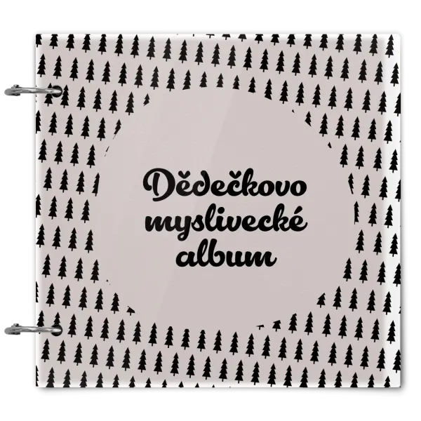 Plexi album se sponami Myslivecké se stromy