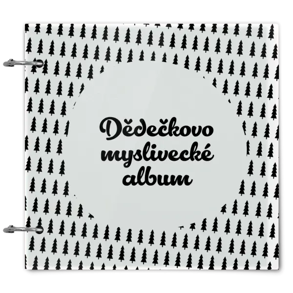 Plexi album se sponami Myslivecké se stromy