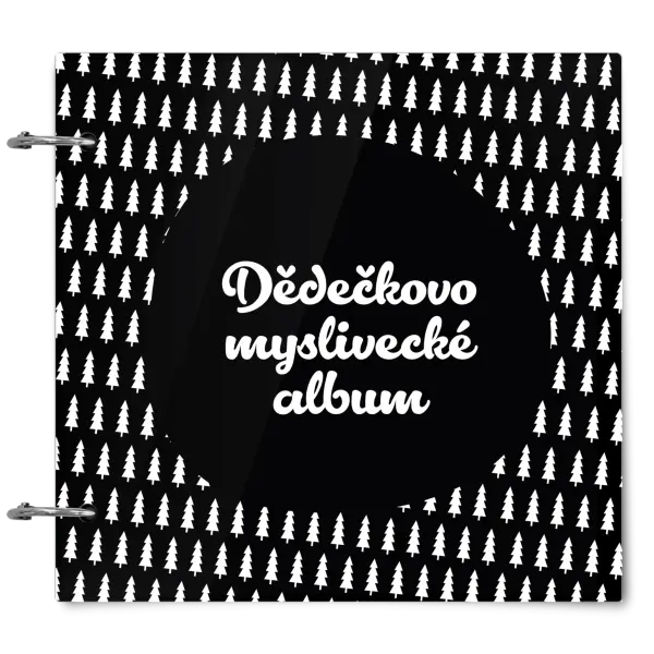 Plexi album se sponami Myslivecké se stromy