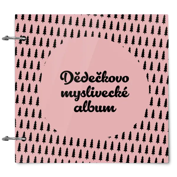 Plexi album se sponami Myslivecké se stromy