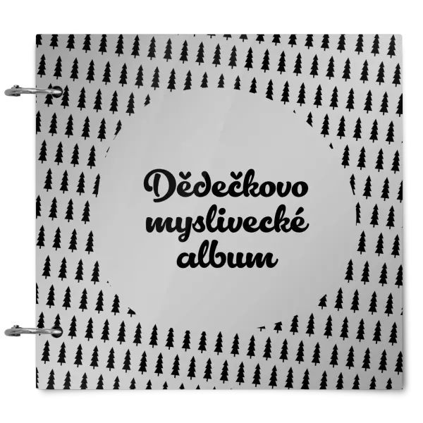Plexi album se sponami Myslivecké se stromy