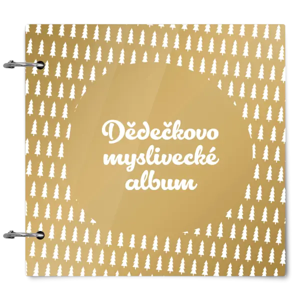 Plexi album se sponami Myslivecké se stromy