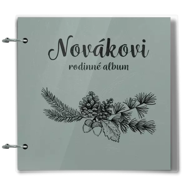 Plexi album se sponami Větvičky