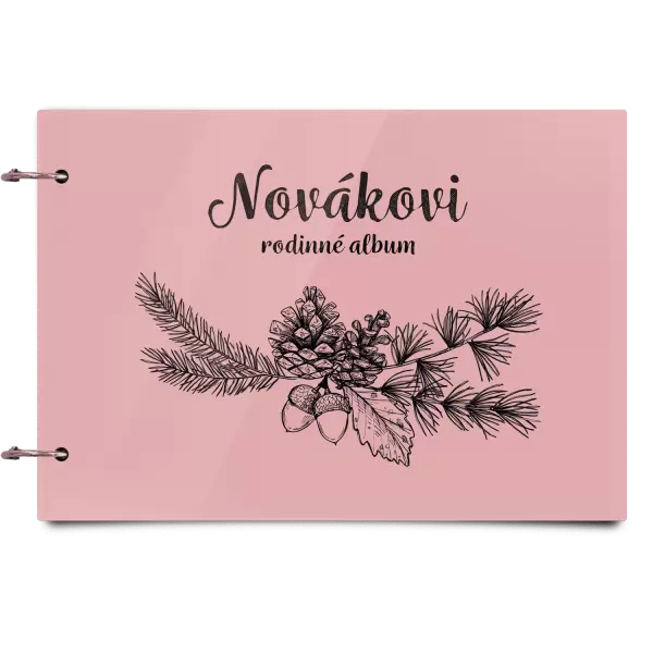 Plexi album se sponami Větvičky