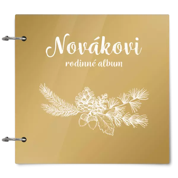 Plexi album se sponami Větvičky