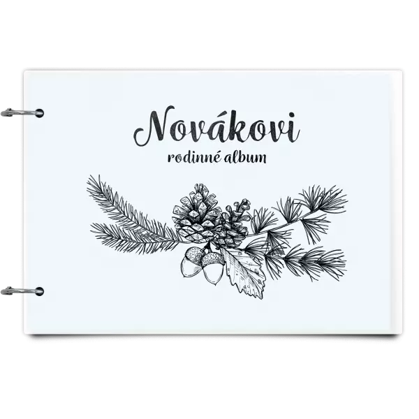 Plexi album se sponami Větvičky