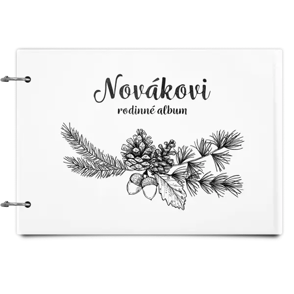 Plexi album se sponami Větvičky