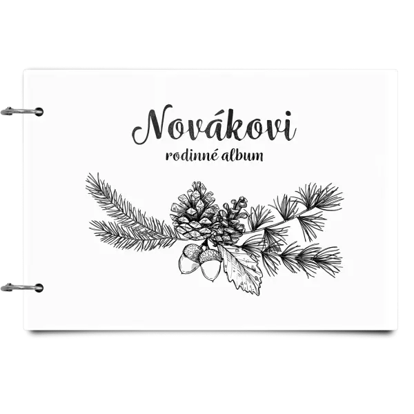 Plexi album se sponami Větvičky