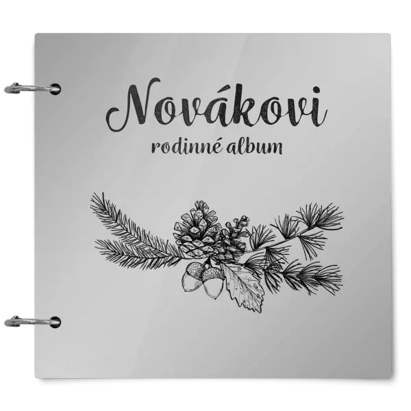 Plexi album se sponami Větvičky