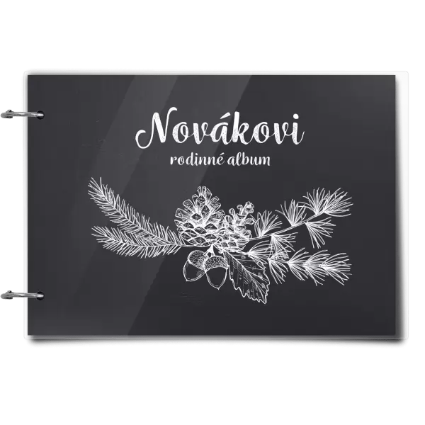Plexi album se sponami Větvičky