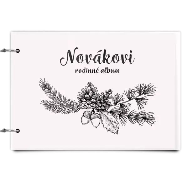 Plexi album se sponami Větvičky
