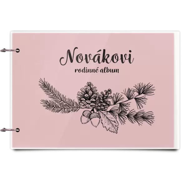 Plexi album se sponami Větvičky