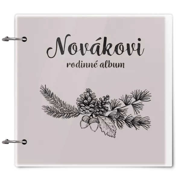 Plexi album se sponami Větvičky