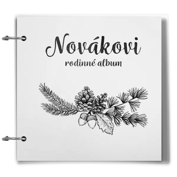 Plexi album se sponami Větvičky