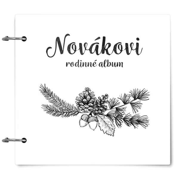 Plexi album se sponami Větvičky